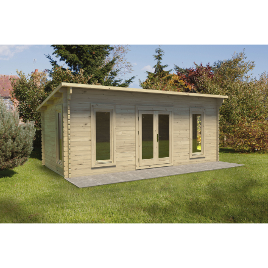 Arley 6m x 3m Cabin - Pent Roof (Direct Delivery)